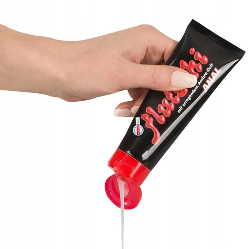 Анальний лубрикант водно-силіконовий Flutschi Anal 80 ml. з ароматом амбри Змазка для анального сексу