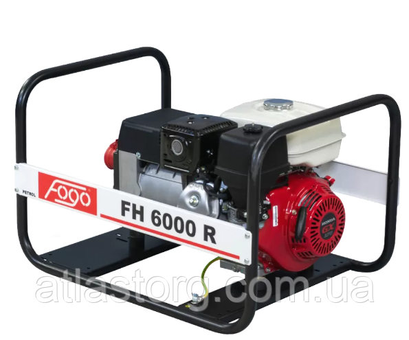 Генератор бензиновый 3.0/4.4 КВт 1/3Ф FOGO FH 6000 R (FH 6000 R) с ручным запуском