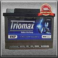 Акумулятор Triomax 6CT-60-1 60Ah/580A L+ 1 (Тріомакс) WESTA (ВЕСТА) Автомобільний АКБ Кислотний Україна НДС