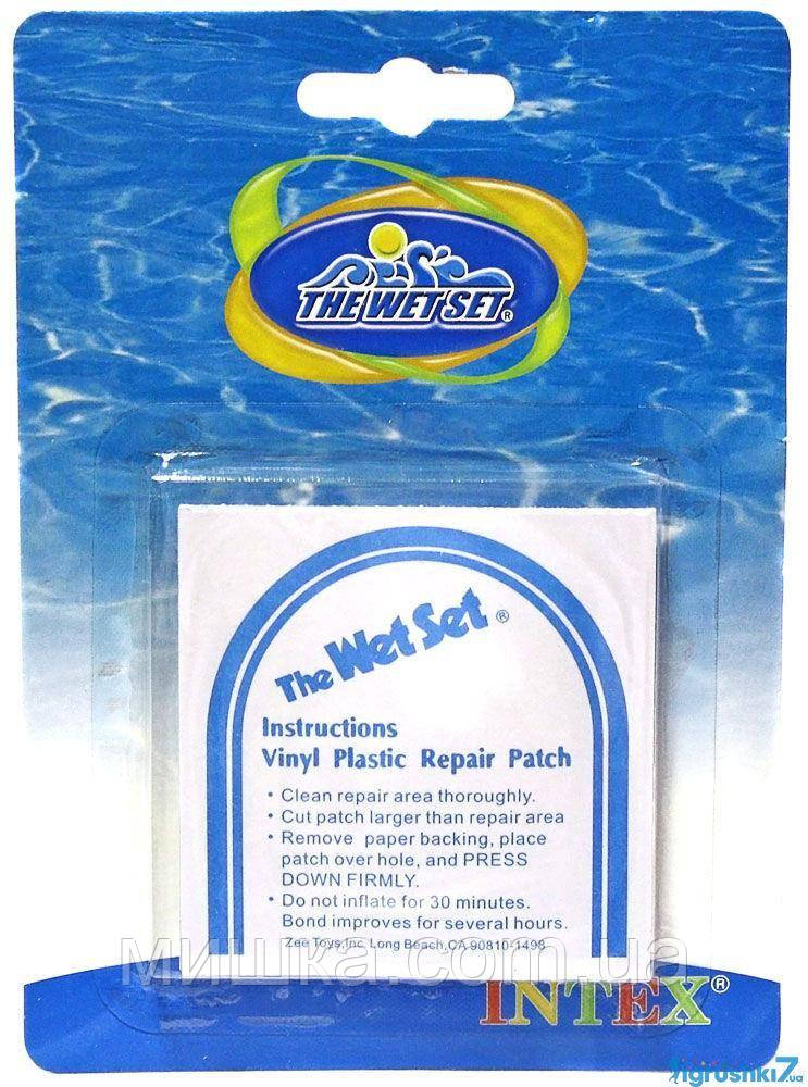 Ремкомплект (самоклейки) INTEX (6 шт) розмір 70*70 мм, 59631, фото 1