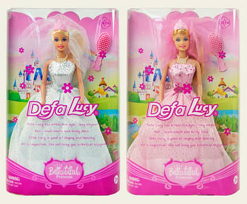 Кукла типу Барбі наречена Defa Lucy 6091 наречена (Білий) - MiniLavka