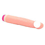 Реалістичний вібратор, що гнеться - Тілесний - Вібратори, фото 3