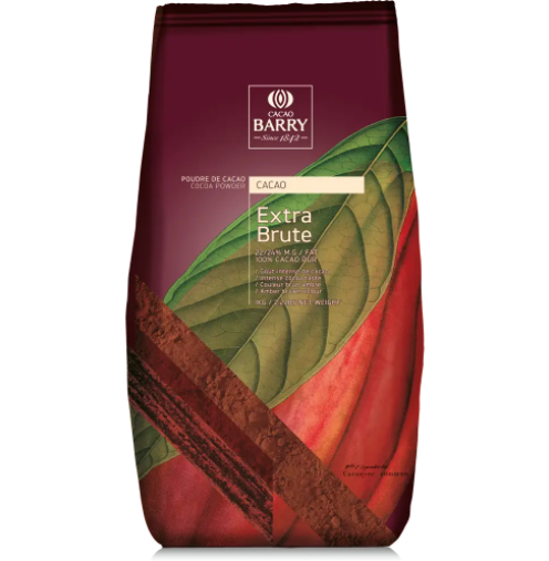 Barry Callebaut Extra Brute алкалізоване какао 22-24%, 1000г (оригінальне пакування)