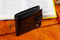 Стильне шкіряне портмоне ST Leather В 103 Чорний, фото 9