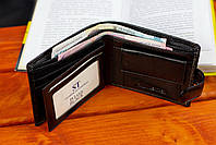 Стильне шкіряне портмоне ST Leather В 103 Чорний, фото 8