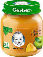 Фруктове пюре Gerber Яблуко та груша з 6 місяців 130 г