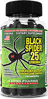 Black spider 25 ephedra Cloma Pharma, 100 капсул