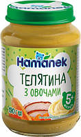 М'ясне пюре Hamanek Телятина з овочами 190 г