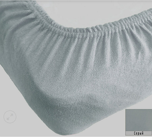 Махрові простирадла на гумці 140х200