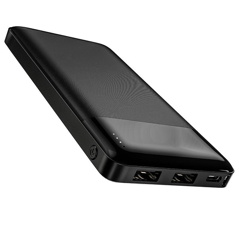 Портативний акумулятор Power Bank J72 Easy travel 10000 mAh, Чорний