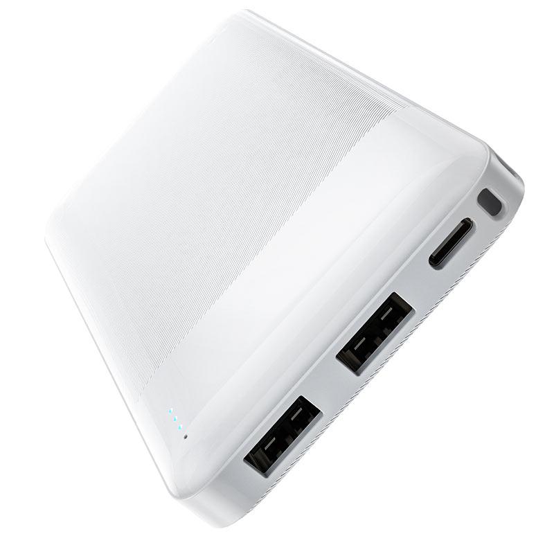 Портативний акумулятор Power Bank J72 Easy travel 10000 mAh, Білий