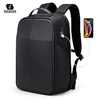 Функціональний міський рюкзак для ноутбука 15" Fenruien Spike Black FR8036