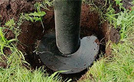 Буріння ям під стовпи, паркан, фундамент