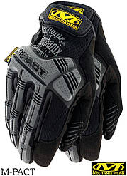 Тактичні рукавички Mechanix Wear M-Pact Black/Grey (MPT-58)