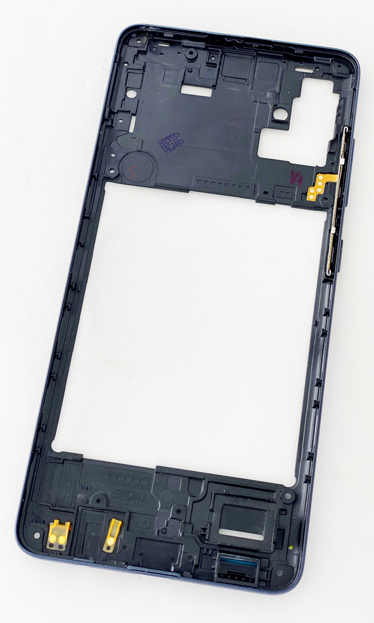Середня частина корпуса (пластикова) Samsung A515 Galaxy A51 (2020), колір чорний, фото 1