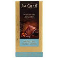 Шоколад молочный Карамель и Соль Jacquot Milk Caramel Chips 100г Франция