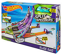 Трек Хот Вилс Острые Лезвия Молниеносные половинки Hot Wheels Split Speeders Playset