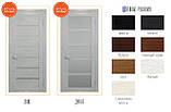 Міжкімнатні двері шпоновані дубом "Status Doors" колекція CITY модель Дукат ПО біла, фото 3