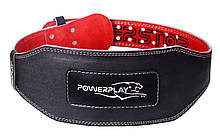 Пояс для важкої атлетики PowerPlay 5053 Чорно-Червоний XS