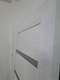 Міжкімнатні двері шпоновані дубом "Status Doors" колекція CITY модель Дукат ПО біла, фото 4