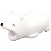 Захист від перетирання, органайзер для кабелю Alitek Animals Білий ведмідь