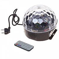 Диско шар MP3 LED Crystall Magic Ball Light с пультом