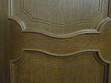 Міжкімнатні двері шпоновані дубом "Ваш Стиль" модель Луидор ПГ темний горіх, фото 4