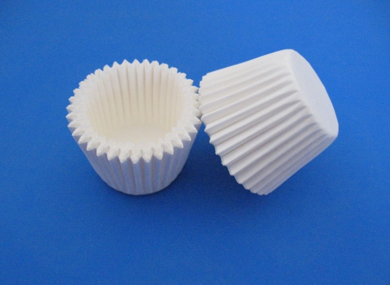 Набір тарталеток для конфет LC 30х24 мм Білий. 30 шт 100010