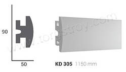 Профіль для прихованого освітлення KD 305 (1.15 м), Tesori