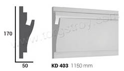 Профіль для прихованого освітлення KD 403 (1.15 м), Tesori