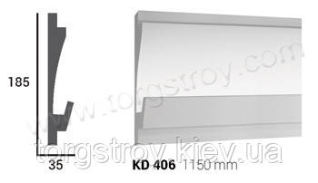 Профіль для прихованого освітлення KD 406 (1.15 м), Tesori, фото 1