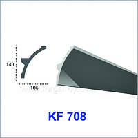 Карниз для скрытого освещения KF 708 (2.0м), Tesori