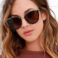Солнцезащитные очки кошачий глаз в стиле ретро, очки для вождения кошачий глаз женские , стильные женские очки
