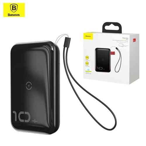 Бездротовий Зовнішній Акумулятор Baseus Mini S Bracket 10000mAh 18W black