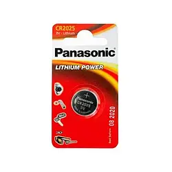 Батарейка таблетка CR2025 Panasonic Lithium блістер (1шт)