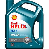 Моторное масло Shell Helix HX7 5W40 4л (2123) - Топ Продаж!