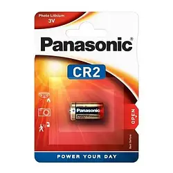 Батарейка Panasonic CR-2L Brown 1 шт, таблетка