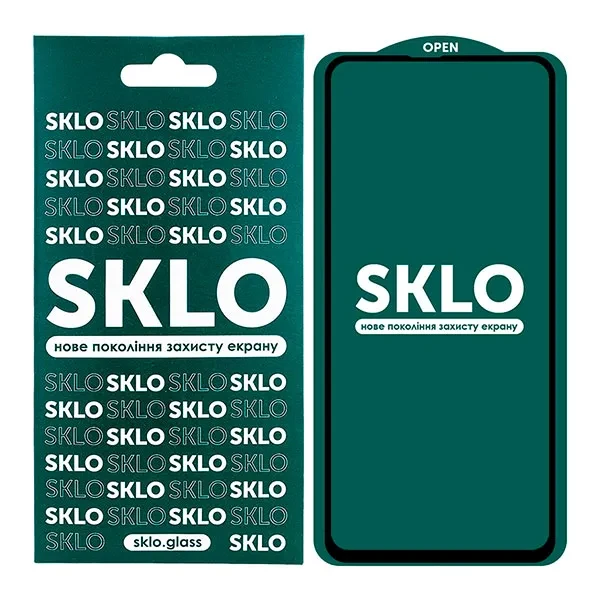 Защитное стекло Xiaomi Poco X3/Poco X2/Mi 10T Lite/Redmi K30 (черное) SKLO