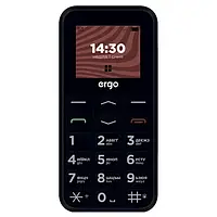 Кнопочный телефон Ergo R181 Black Dual Sim