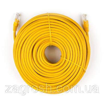 Promo Ціна! Патч-корд Vinga 30 m CCA (VCPPCCCS30Y) - тільки на ZaGrosh.com.ua, фото 1