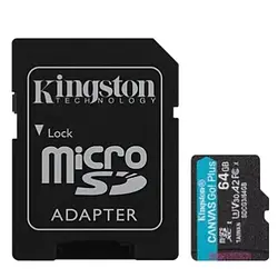 Карта памяті Kingston Canvas Go! Plus SDCG3/64GB Black 64GB microSD