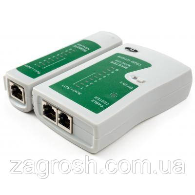 Promo Ціна! Тестер кабельний Vinga RJ-45/RJ-11 (VCPTT1145) - тільки на ZaGrosh.com.ua, фото 1