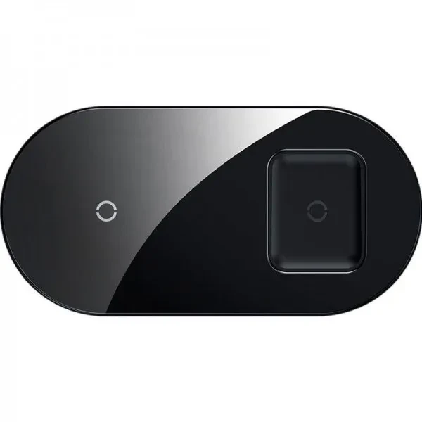 Зарядное устройство для телефона Baseus WXJK-01 Black (Simple 2in1 Phone + Pods беспроводное)
