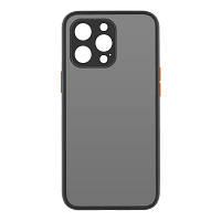 Чехол для мобильного телефона MakeFuture Apple iPhone 13 Pro Max Frame (Matte PC+TPU) Black (MCMF-AI13PMBK)