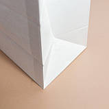 Пакет подарунковий патріотичний 260*150*350 Крафт пакет з українською символікою Подарунковий пакет з дном, фото 9