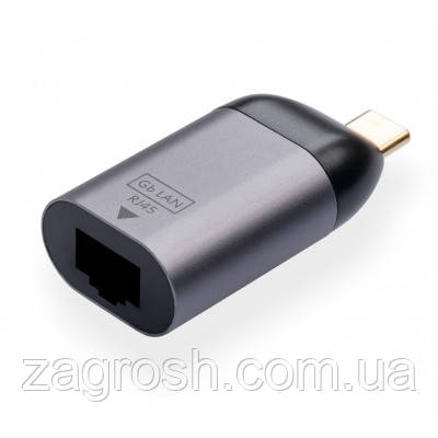 Promo Ціна! Перехідник Type-C Male to RJ45 Lan 1 Gbps compact Vinga (VCPATCLGBC) - тільки на ZaGrosh.com.ua, фото 1