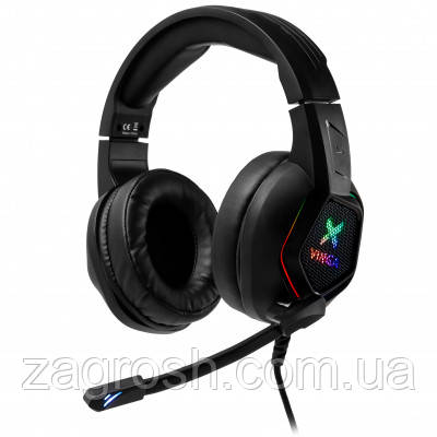 Promo Ціна! Навушники Vinga HSCU-160 Gaming LED Black (HSCU-160) - тільки на ZaGrosh.com.ua, фото 1