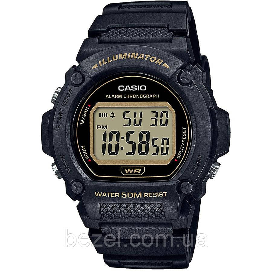 Чоловічий годинник Casio Digital W-219H-1A2VEF