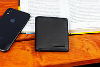 Синє портмоне з натуральної шкіри із затискачем Marco Coverna MC-1007 а 0718, фото 6