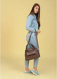 Cпортивна сумка Sambag Vogue BQS світло-коричневий нубук — MegaLavka, фото 4